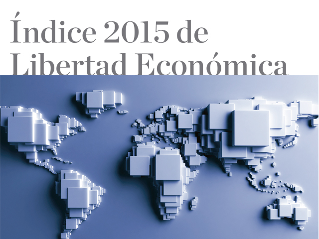 Índice 2015 de Libertad Económica vía The Heritage Foundation