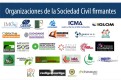 OSCs que suscriben el comunicado