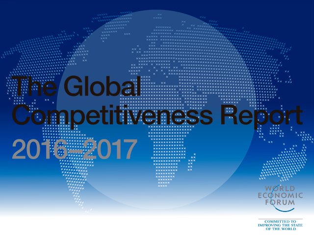Índice Global de Competitividad 2016 vía WEF