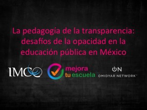 La pedagogía de la transparencia: desafíos de la opacidad en la educación pública en México